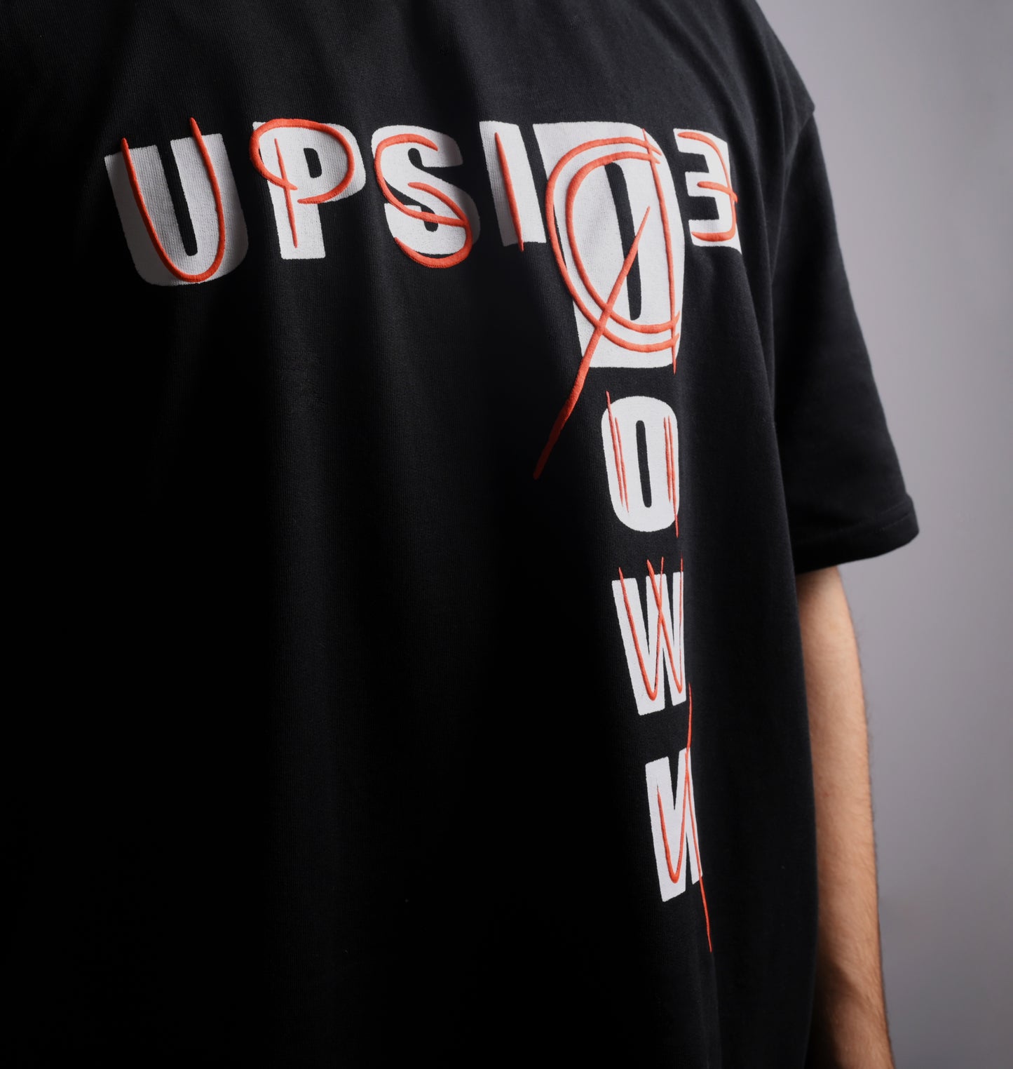 Black Unisex T-Shirt Oversized | 3D Puff Print | Premium Streetwear